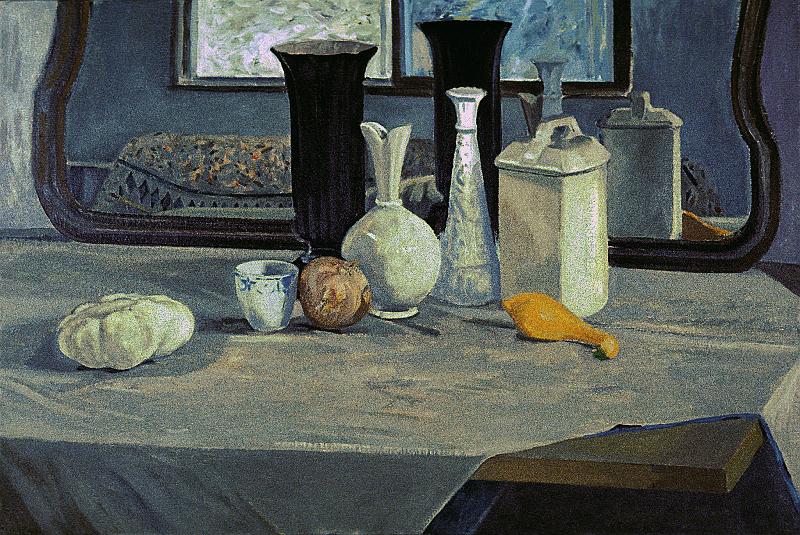 Still Life with Mirror II 1976 21x31.jpg
